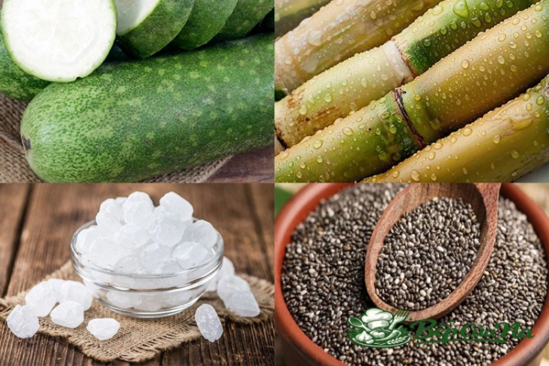 Hướng dẫn từng bước nấu bí đao hạt chia