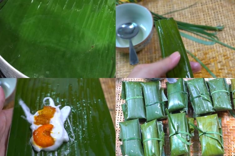 Hướng dẫn tạo hình bánh bột lọc lá chuối kiểu Huế