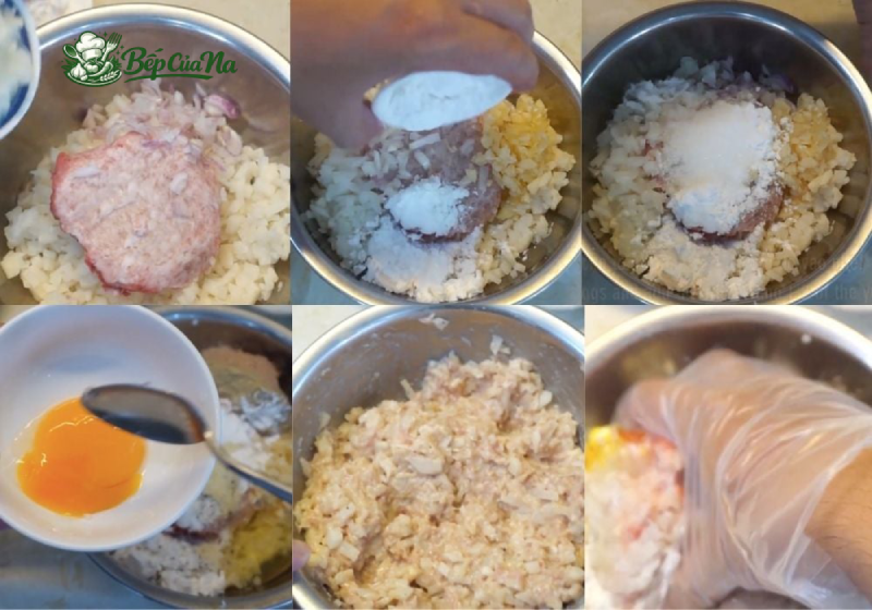 Hướng dẫn chuẩn bị nhân thịt cho bánh Pateso