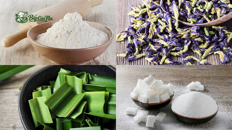 Nguyên liệu cần chuẩn bị bánh phục linh