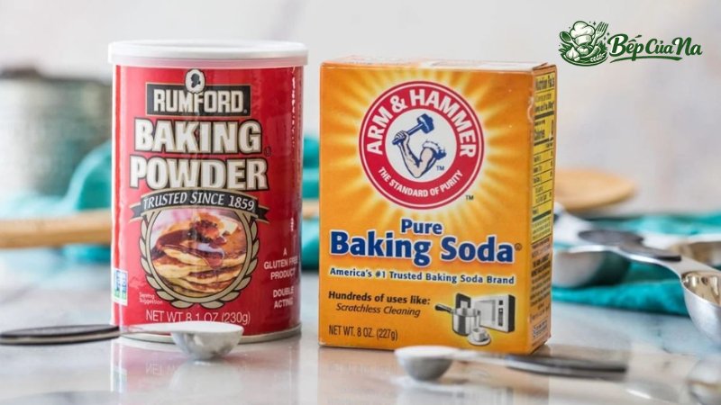 Sự khác biệt giữa baking powder và baking soda