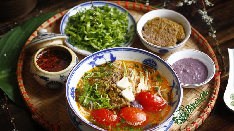 Cách nấu bún riêu cua đồng chuẩn vị Bắc thơm ngon tại nhà
